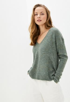 Пуловер Jacqueline de Yong. Цвет: зеленый