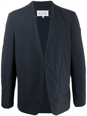 Пиджак без воротника с длинными рукавами Maison Margiela. Цвет: черный