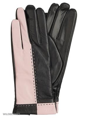Перчатки женские с эффектом Touch Screen Marco Bonne`. Цвет: черный, розовый