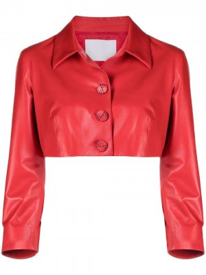 Укороченная куртка Drome. Цвет: красный