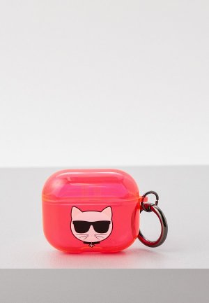 Чехол для наушников Karl Lagerfeld. Цвет: розовый