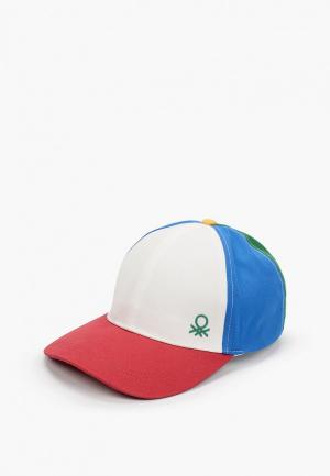 Бейсболка United Colors of Benetton. Цвет: разноцветный