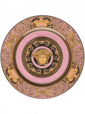 Сервировочная тарелка Medusa Rose (30 см) Versace Home. Цвет: розовый