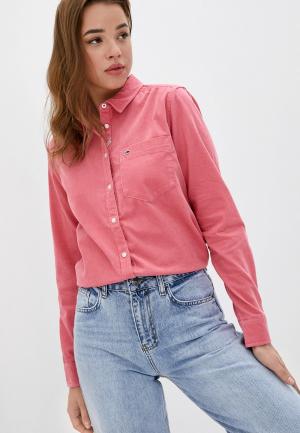 Рубашка Tommy Jeans. Цвет: розовый