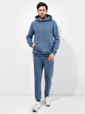Теплый мужской комплект (худи и брюки) в оттенке турмалин Mark Formelle. Цвет: турмалин