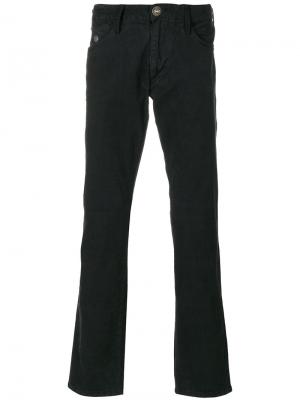 Расклешенные джинсы с пуговицами Armani Jeans. Цвет: чёрный