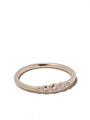 Золотое кольцо Icon Nova с бриллиантами Astley Clarke. Цвет: желтый