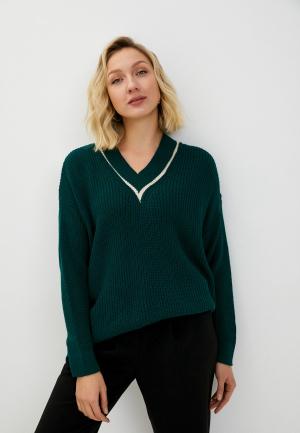 Пуловер Moda Sincera. Цвет: зеленый
