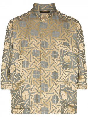 Рубашка Amiral Haider Ackermann. Цвет: золотистый