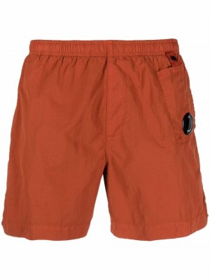 Плавки-шорты с линзой C.P. Company. Цвет: оранжевый
