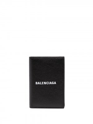 Складной кошелек Balenciaga. Цвет: черный