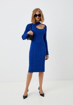Платье Allegri. Цвет: синий