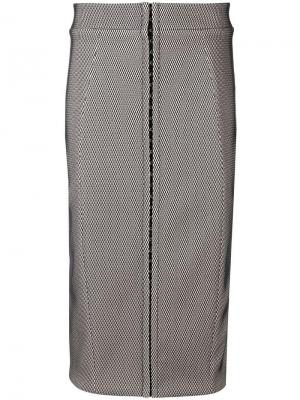 Облегающая юбка Murmur. Цвет: серый