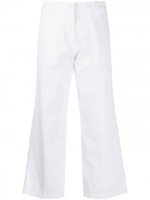 Укороченные брюки Etro. Цвет: белый