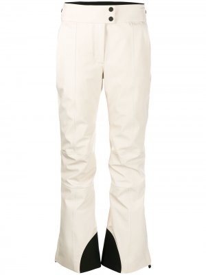 Расклешенные лыжные брюки Moncler. Цвет: нейтральные цвета