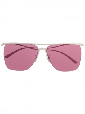 Солнцезащитные очки BB0092S в квадратной оправе Balenciaga Eyewear. Цвет: золотистый