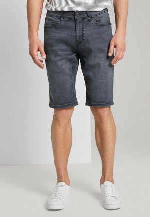 Шорты джинсовые Tom Tailor. Цвет: серый