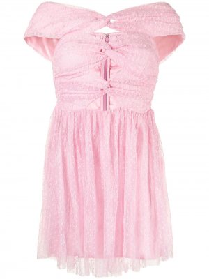 Платье Illy с открытыми плечами Alice McCall. Цвет: розовый