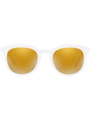 Солнцезащитные очки в D-образной оправе Dolce & Gabbana Eyewear. Цвет: желтый