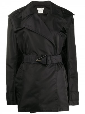Куртка с поясом Bottega Veneta. Цвет: черный