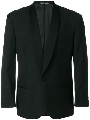 Пиджак со структурированными плечами Emanuel Ungaro Pre-Owned. Цвет: черный