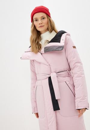 Куртка утепленная Roxy. Цвет: розовый