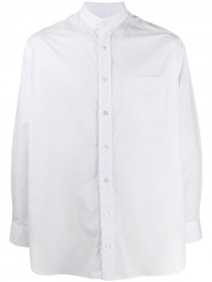 Рубашка Roma с воротником-стойкой Mackintosh. Цвет: белый