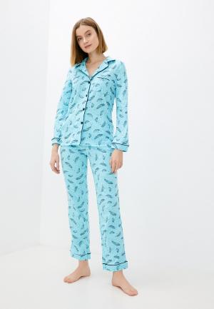Пижама Winzor. Цвет: голубой