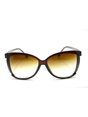Солнцезащитные очки 1Azaliya. Цвет: коричневый