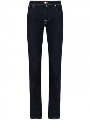 Узкие джинсы с заниженной талией Jacob Cohen. Цвет: синий