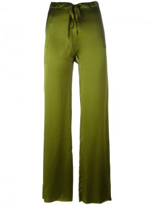 Широкие брюки Marquesalmeida Marques'almeida. Цвет: зелёный