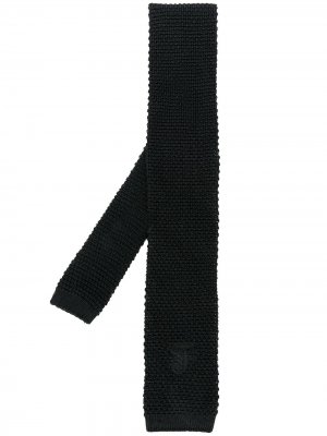 Вязаный галстук 1990-х годов Gianfranco Ferré Pre-Owned. Цвет: черный