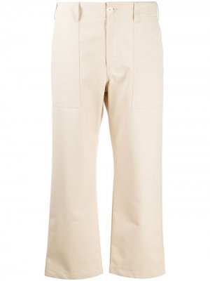 Укороченные брюки с завышенной талией Jejia. Цвет: нейтральные цвета