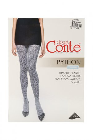 Чулки CONTE ELEGANT. Цвет: серый