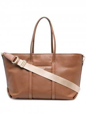 Большая сумка-шопер Michael Kors. Цвет: коричневый