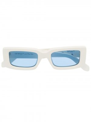 Солнцезащитные очки Arthur в прямоугольной оправе Off-White. Цвет: белый
