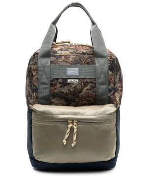Рюкзак со вставками и цветочным принтом Porter-Yoshida & Co.. Цвет: нейтральные цвета