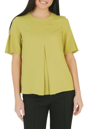 Блуза YARMINA. Цвет: оливковый