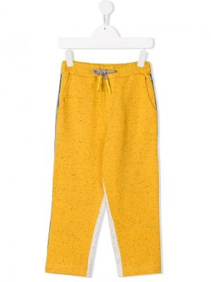Двусторонние спортивные брюки #Mumofsix. Цвет: желтый