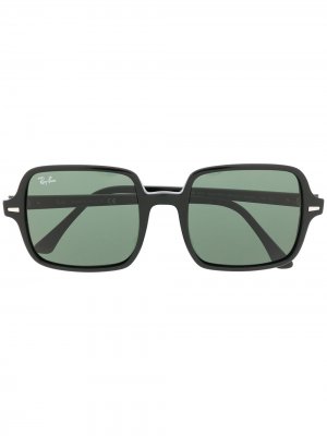 Солнцезащитные очки 1973 Square II Ray-Ban. Цвет: черный