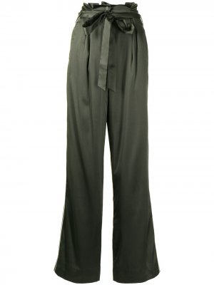 Широкие брюки Arlet Jonathan Simkhai. Цвет: зеленый
