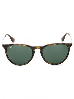 Солнцезащитные очки Erika Ray-Ban. Цвет: коричневый