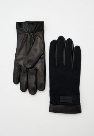 Перчатки Emporio Armani. Цвет: черный