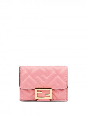 Маленький бумажник Fendi. Цвет: розовый