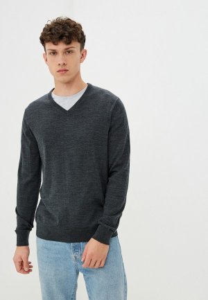Пуловер Gap. Цвет: серый