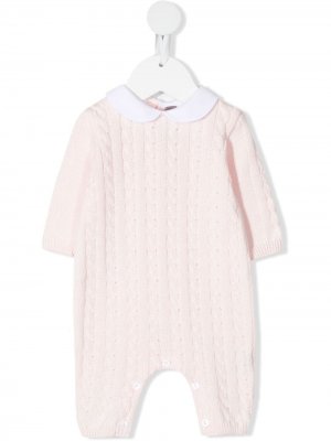 Пижама фактурной вязки Little Bear. Цвет: розовый