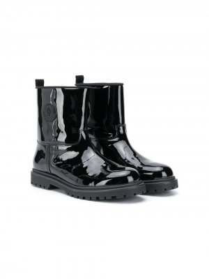 Непромокаемые ботинки Moncler Enfant. Цвет: черный