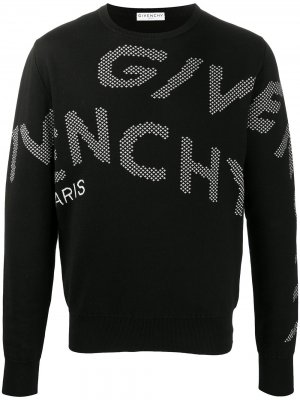 Толстовка с логотипом Givenchy. Цвет: черный