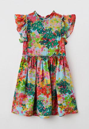 Платье Stella McCartney. Цвет: разноцветный
