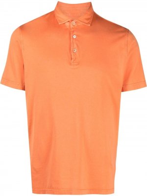 Рубашка поло с короткими рукавами Fedeli. Цвет: оранжевый